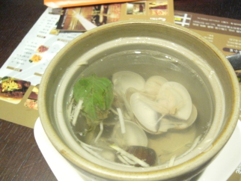 薑絲蛤蠣湯